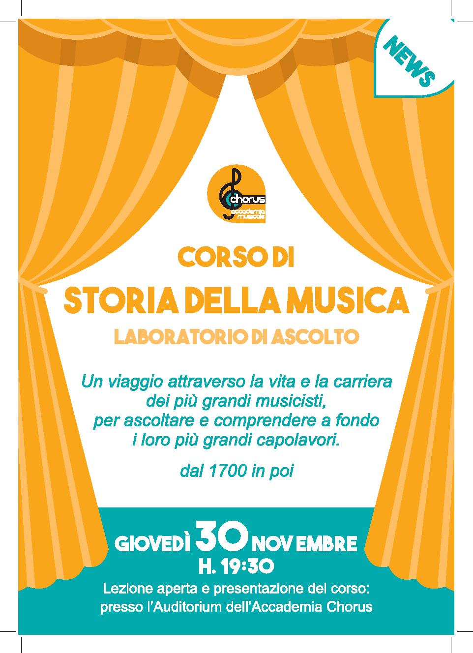 Corso di Storia della Musica – Laboratorio di Ascolto