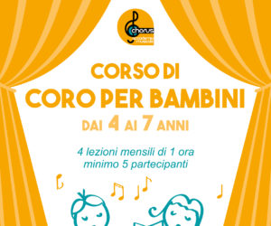 NOVITA’!!! Aperte le iscrizioni al corso di coro per bambini!