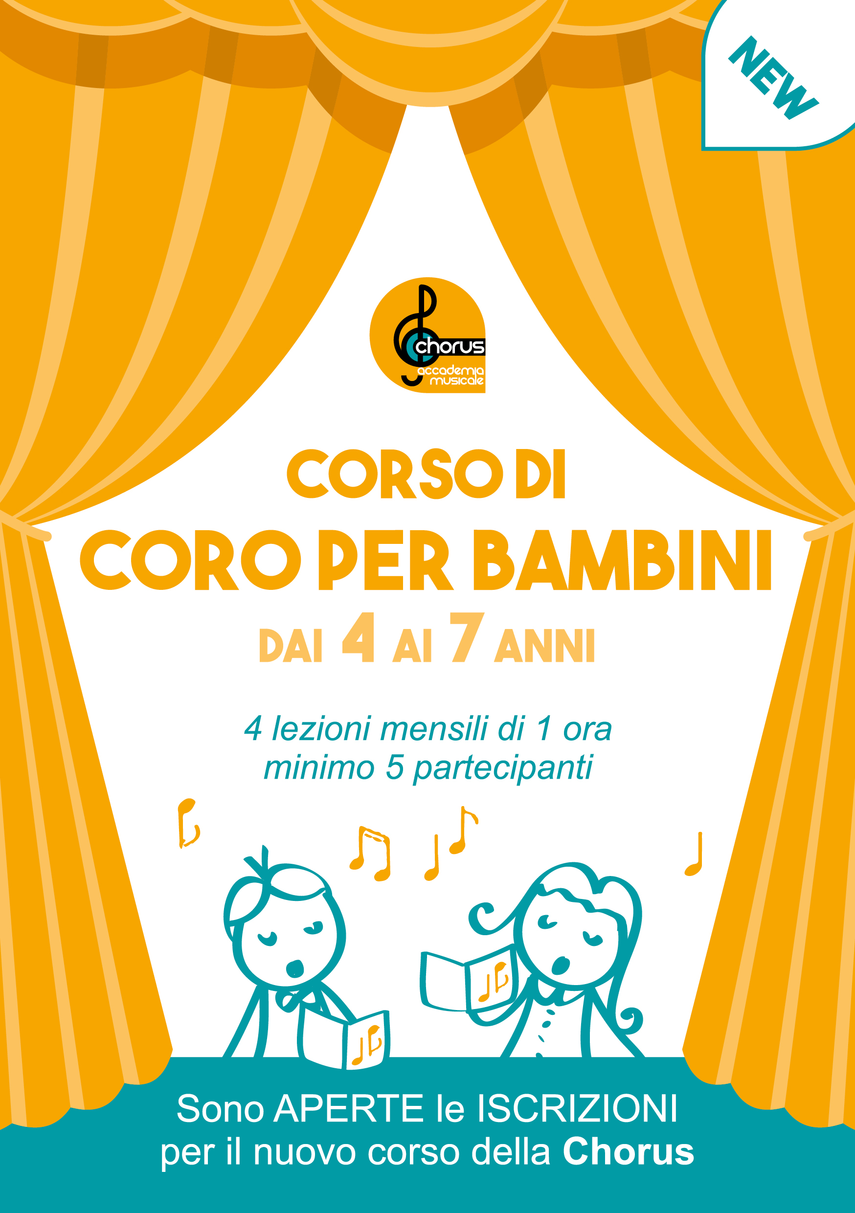 NOVITA’!!! Aperte le iscrizioni al corso di coro per bambini!