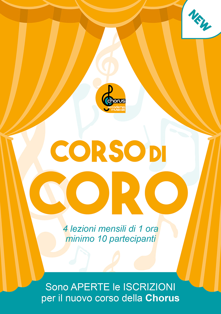 NUOVO CORSO DI CORO !!! Aperte le iscrizioni 2018/2019