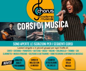 Al via i corsi di musica Chorus 2022/2023 !